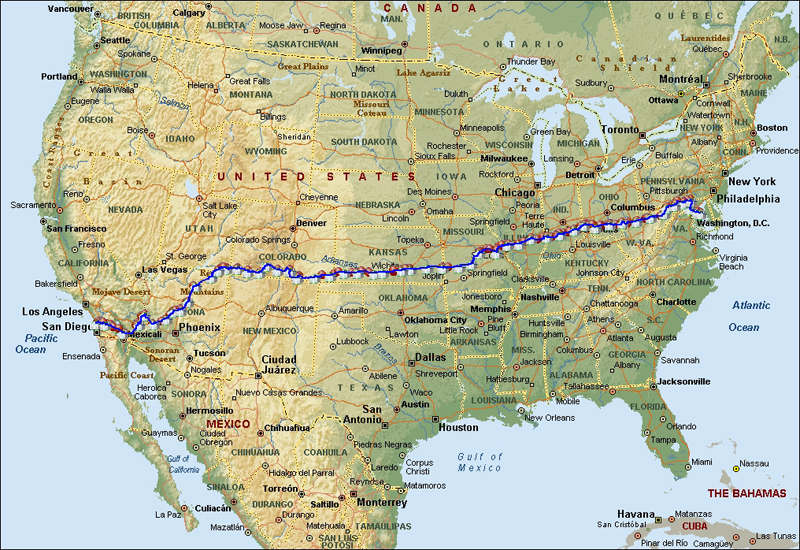 2011 route for RAAM