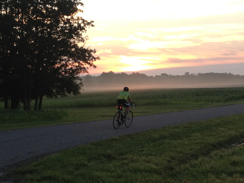 early morning ride, July 2013